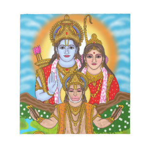 Lord Hanuman Notepad Notizblock