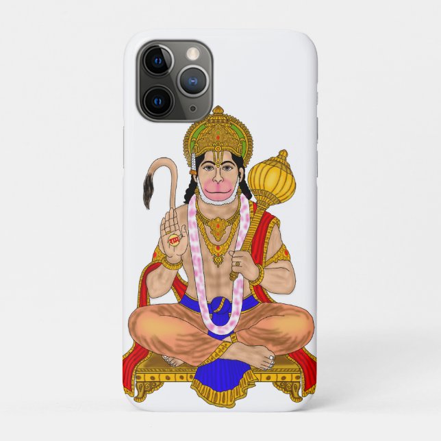 Lord Hanuman Phone Cover (Rückseite)