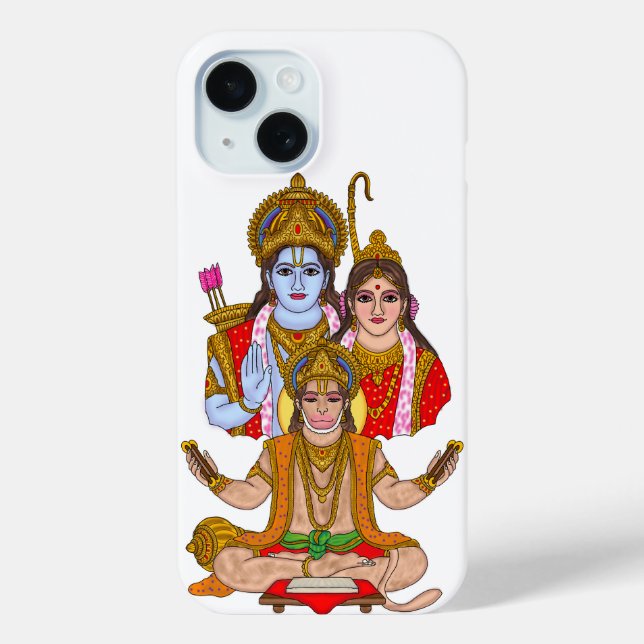 Lord Hanuman Phone Cover (Rückseite)