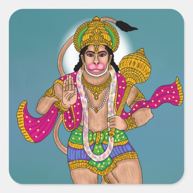 Lord Hanuman Sticker Pack (Vorderseite)