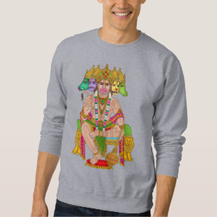 Lord Hanuman Sweatshirt   Powerful Hindu Devta Han