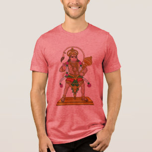 Lord Hanuman T-Shirt Tri-Blend Shirt
