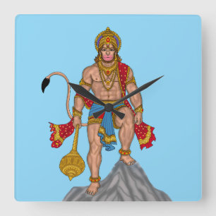 Lord Hanuman Wanduhr