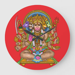 Lord Hanuman Wanduhr