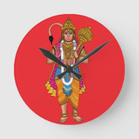 Lord Hanuman Wanduhr