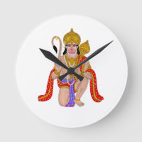 Lord Hanuman Wanduhr – Spiritueller Schreibtisch-A