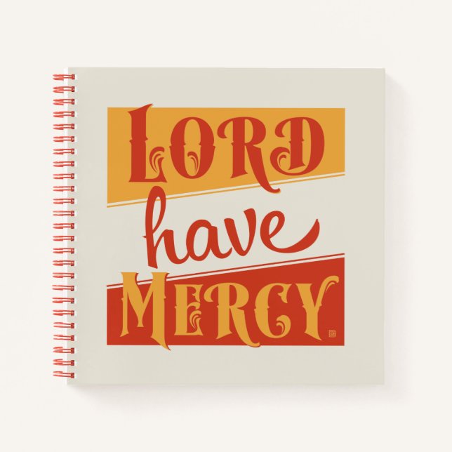 Lord Have Mercy Notizbuch (Vorderseite)