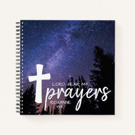 Lord Heather My Prayers Night Sky Prayer Journal Notizbuch