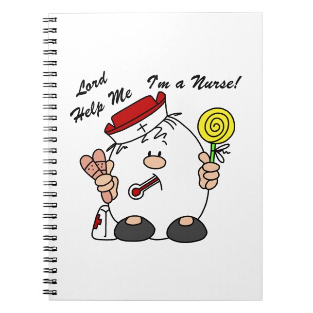 Lord Help Me I'm a Nurse Notizblock (Vorderseite)