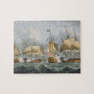 Lord Howe in der Königin Charlotte, Ene brechend Puzzle