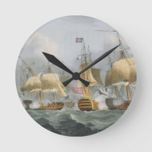Lord Howe in der Königin Charlotte, Ene brechend Runde Wanduhr