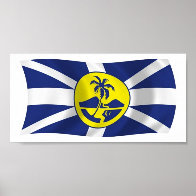 Lord Howe Island Flag Poster Print (Vorne)