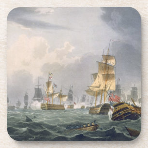 Lord Howes Victory am 1. Juni 1794 graviert durch Getränkeuntersetzer