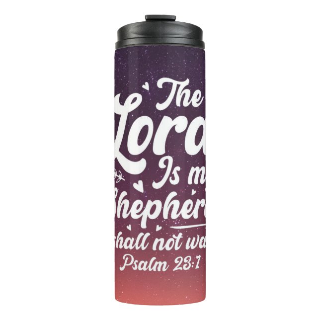 Lord is My Shepherd Thermosbecher (Vorderseite)