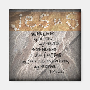 Lord ist meine Felsen-Psalme Magnet