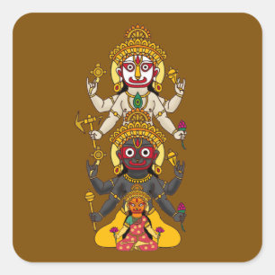 Lord Jagannath Aufkleber