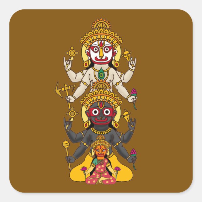 Lord Jagannath Aufkleber (Vorderseite)