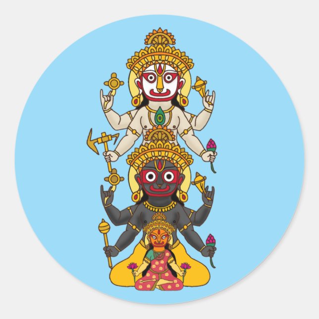Lord Jagannath Aufkleber (Vorderseite)