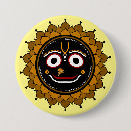 Lord Jagannath Devotional - Hare Krishna Button