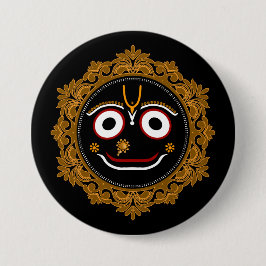Lord Jagannath Devotional - Hare Krishna Button