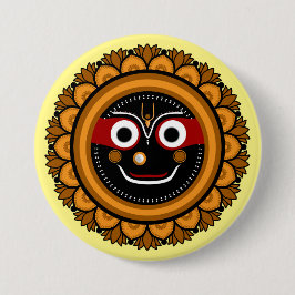Lord Jagannath Devotional - Hare Krishna Button