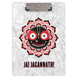 Lord Jagannath Gesicht Chakra Hindu-Gottheit Klemmbrett