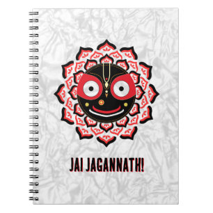 Lord Jagannath Gesicht Chakra Hindu-Gottheit Notizblock
