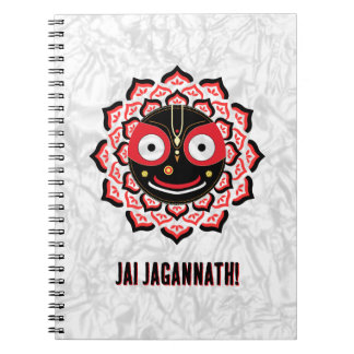 Lord Jagannath Gesicht Chakra Hindu-Gottheit Notizblock