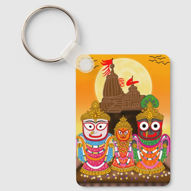 Lord Jagannath Schlüsselanhänger (Vorderseite)