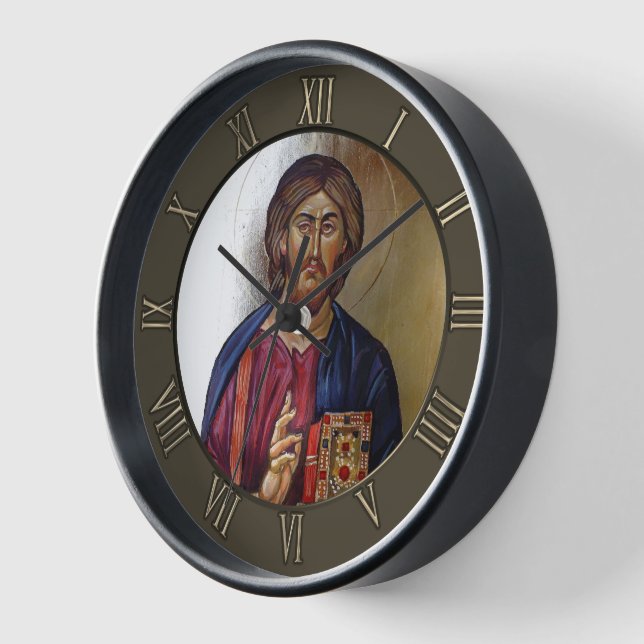 Lord Jesus Christ Pantocrator Uhr (Winkel)