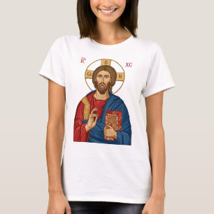 Lord Jesus Christus Ost-Europäische Kirche Orthodo T-Shirt