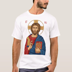 Lord Jesus Christus Ost-Europäische Kirche Orthodo T-Shirt