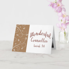 Lord Jesus Wonderful Counselor Foto Card Karte