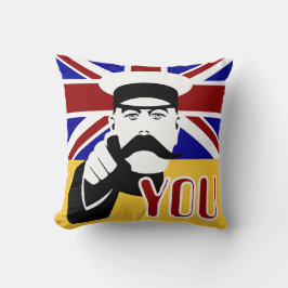 Lord Kitchener Retro Pop Art Gewerkschaft Jack Kis Kissen