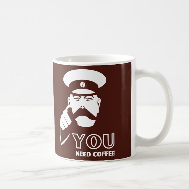 Lord Kitchener Sie brauchen Kaffee Tasse Cup (Rechts)