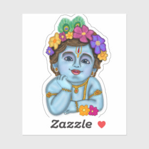 Lord Krishna Aufkleber