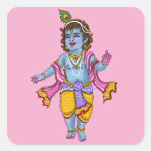 Lord Krishna Aufkleber