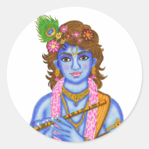 Lord Krishna Aufkleber