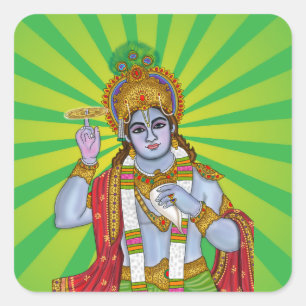 Lord Krishna Aufkleber