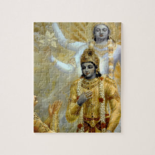 Lord Krishna Hindu God Hare Krishna Puzzle