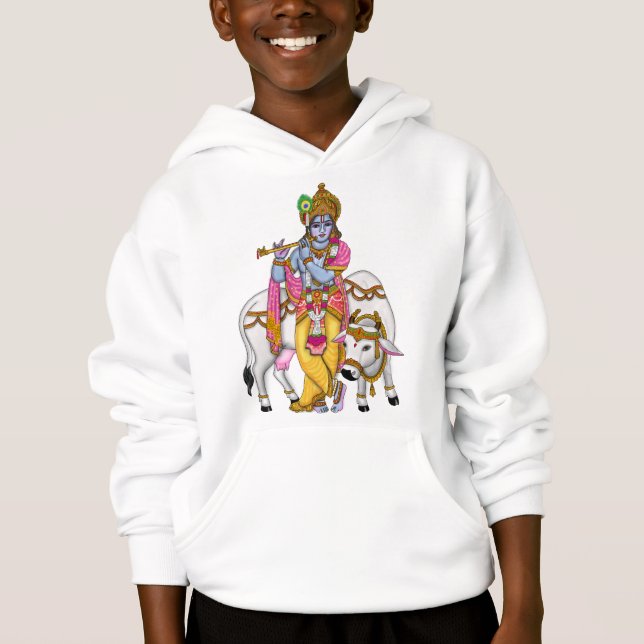 Lord Krishna Hoodie (Vorderseite)
