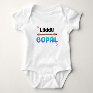 Lord Krishna Janmashtami Laddu Gopal Baby Strampler