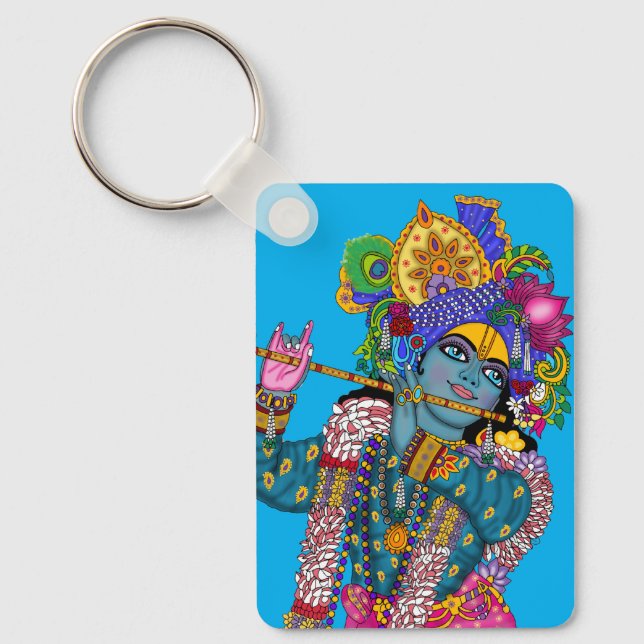 Lord Krishna Keychain Schlüsselanhänger (Vorderseite)
