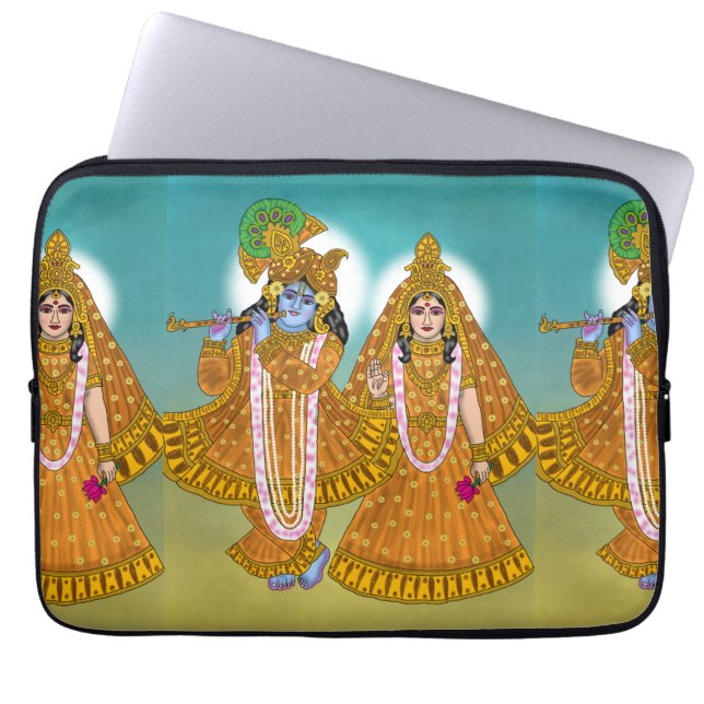 Lord Krishna Laptop Cover (Vorderseite)