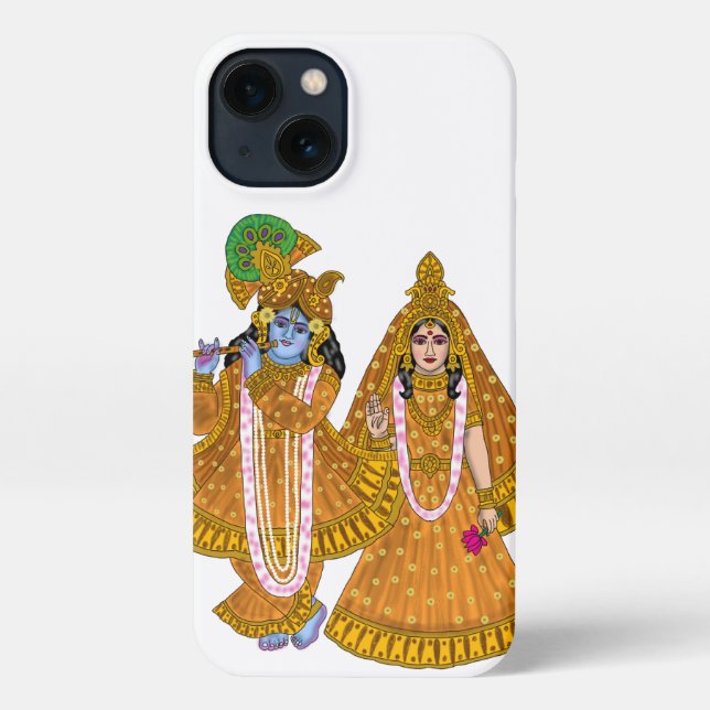 Lord Krishna Phone Cover iPhone Hülle (Rückseite)