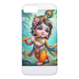 Lord Krishna Print I Phone Case Cover