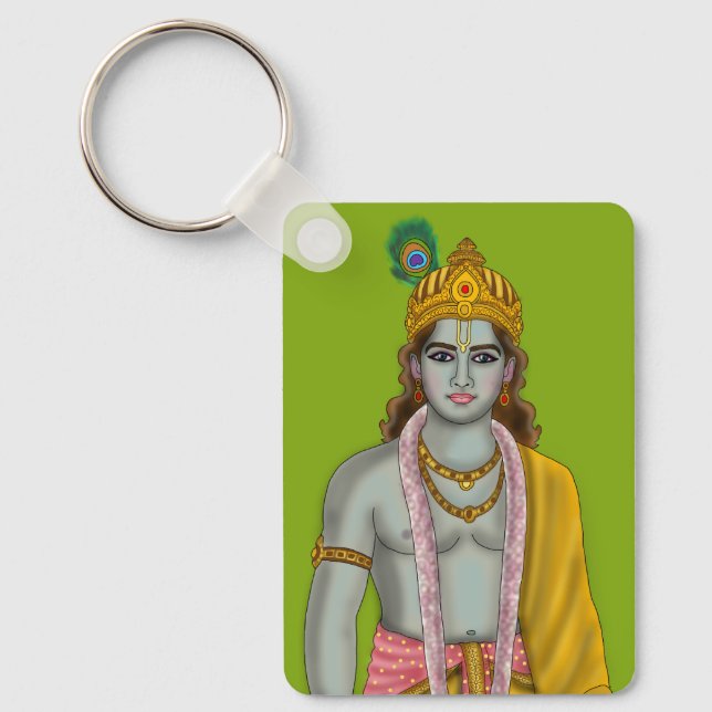 Lord Krishna Schlüsselanhänger (Vorderseite)