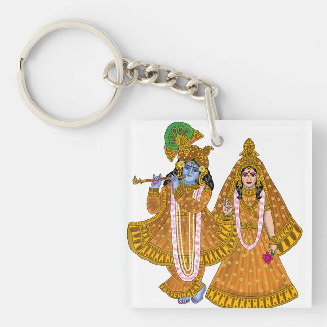 Lord Krishna Schlüsselanhänger (Vorderseite)