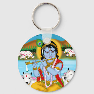 Lord Krishna Schlüsselanhänger