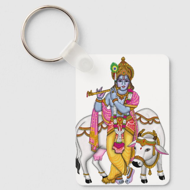 Lord Krishna Schlüsselanhänger (Vorderseite)
